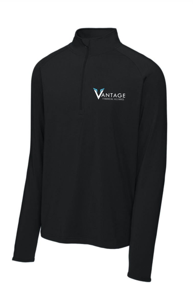 VFA Logo Mens Sport-Tek® Sport-Wick® Stretch EMBROIDERED 1/4-Zip Pullover
