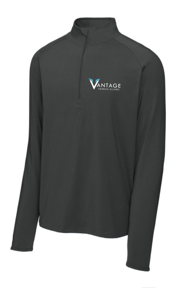 VFA Logo Mens Sport-Tek® Sport-Wick® Stretch EMBROIDERED 1/4-Zip Pullover
