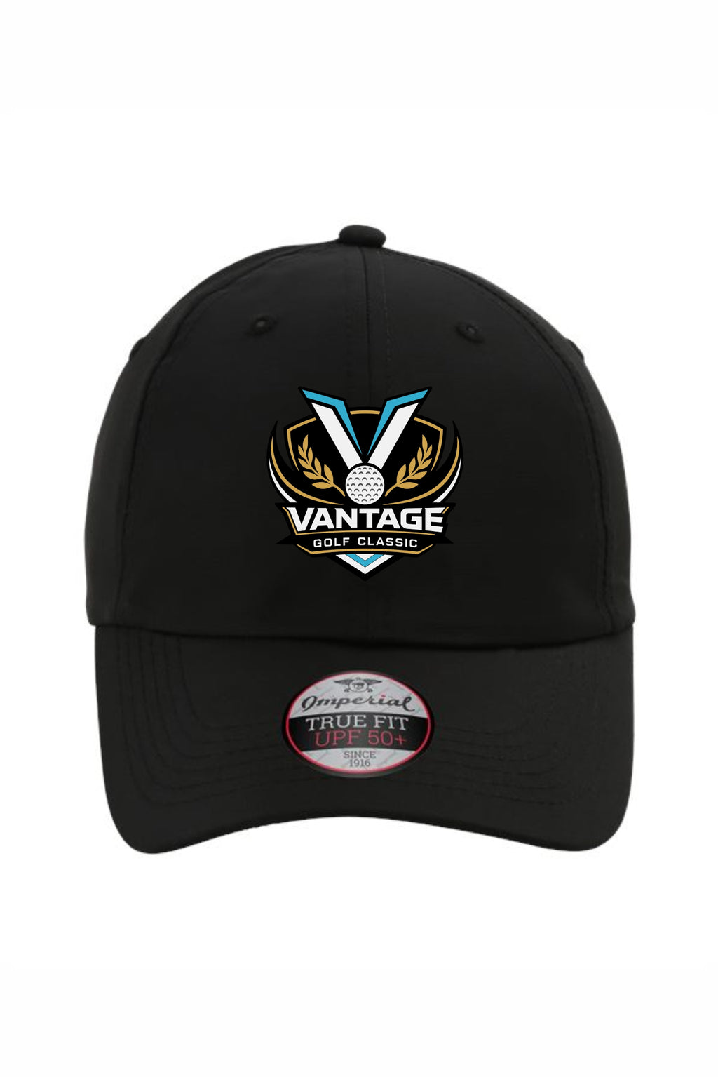 Vantage Golf Imperial Embroidered Performance Cap